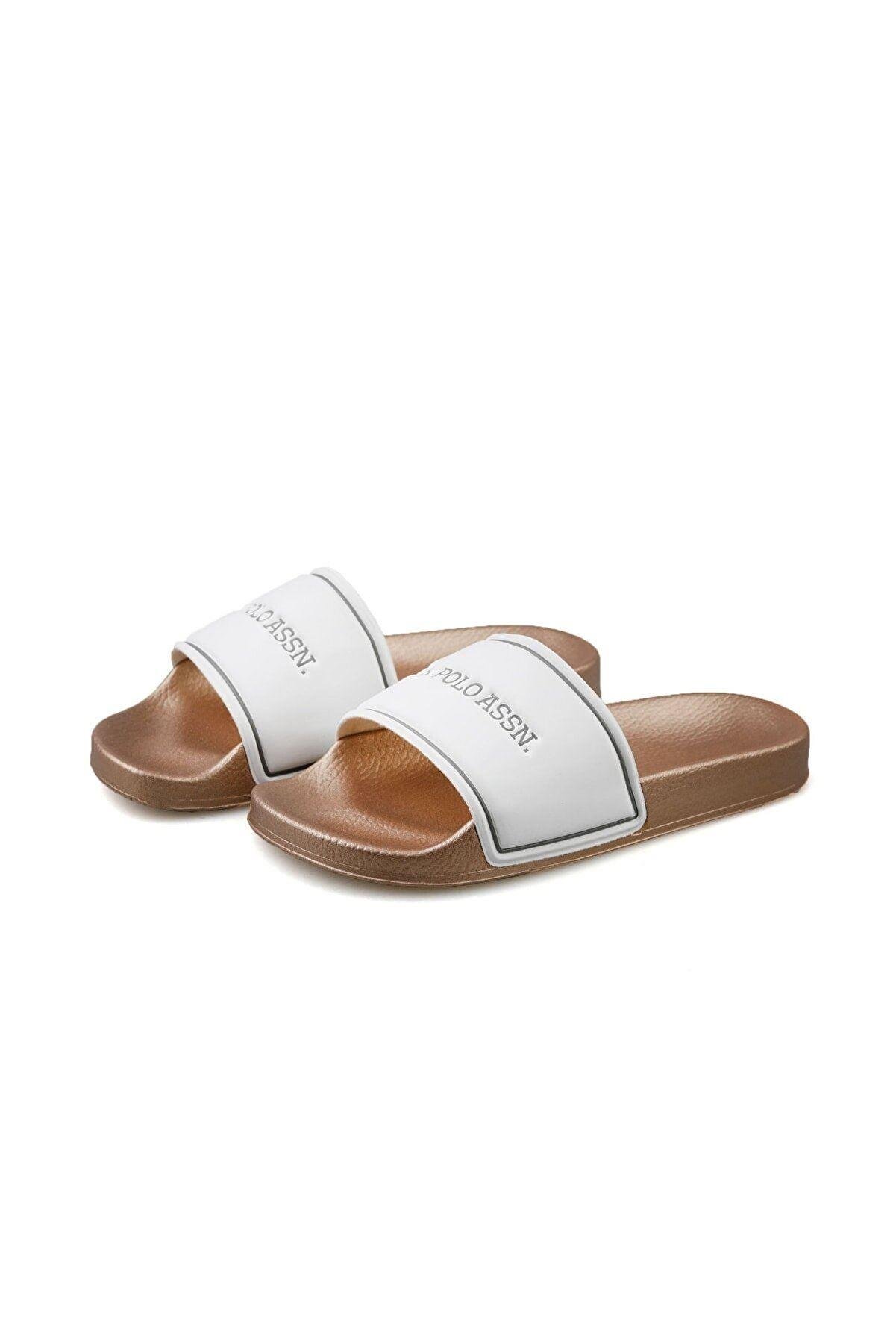 U.S. Polo Assn. 2M Sonia 2Fx Kadın Beyaz Terlik