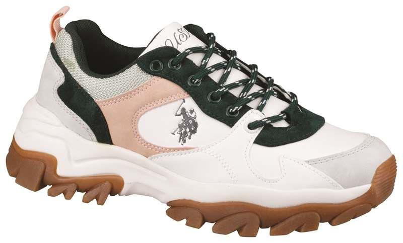 U.S. Polo Assn. 1F Tracky 1Pr Kadın Beyaz Spor Ayakkabı