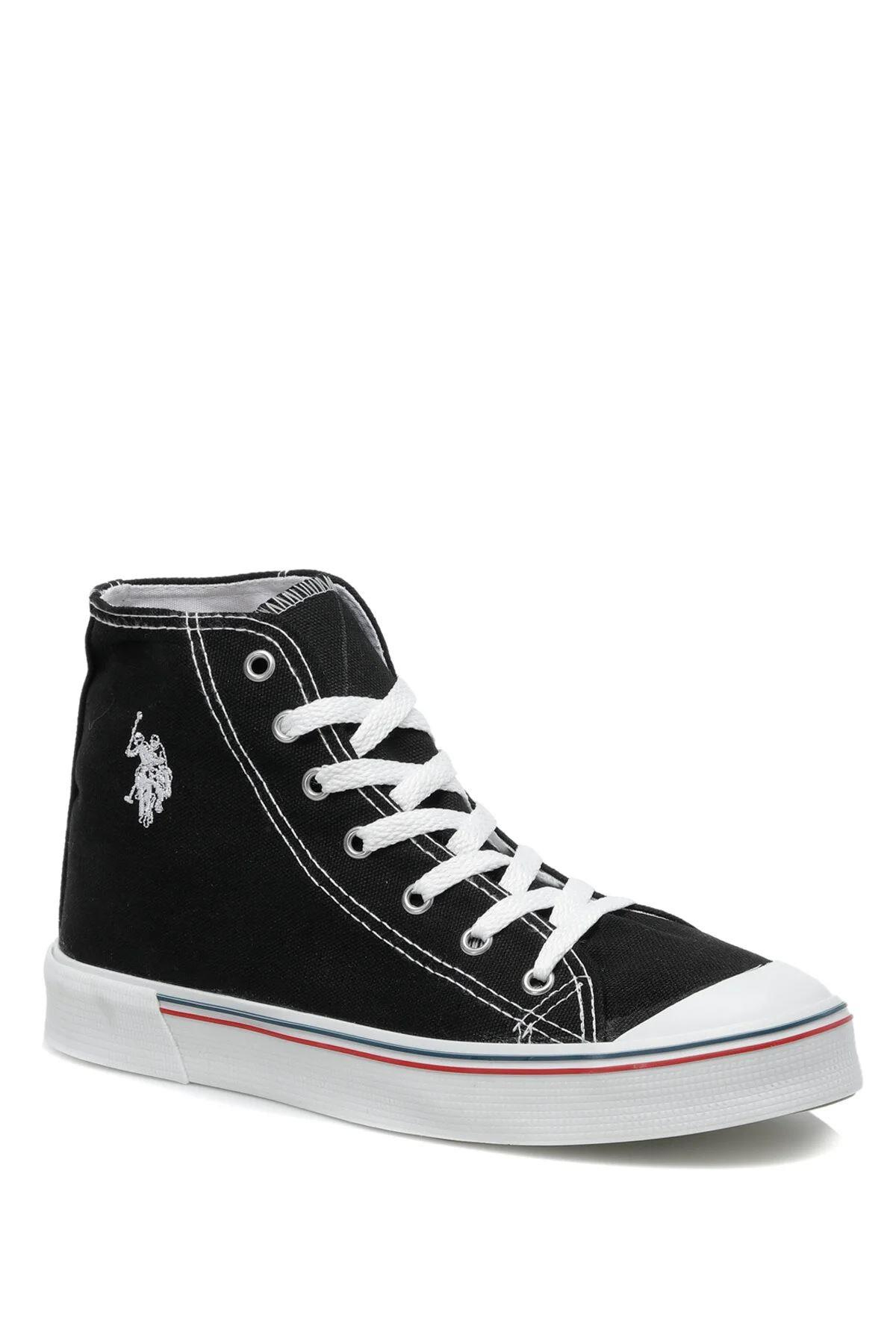 U.S. Polo Assn. 2M Penelope High 2Fx Kadın Siyah Spor Ayakkabı