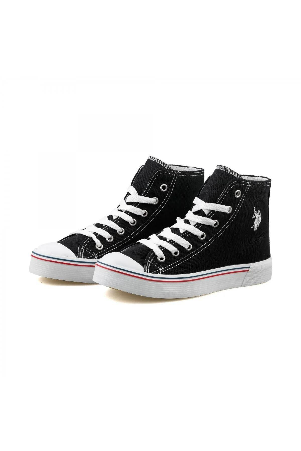 U.S. Polo Assn. 2i Penelope High 2Fx Kadın Siyah Spor Ayakkabı
