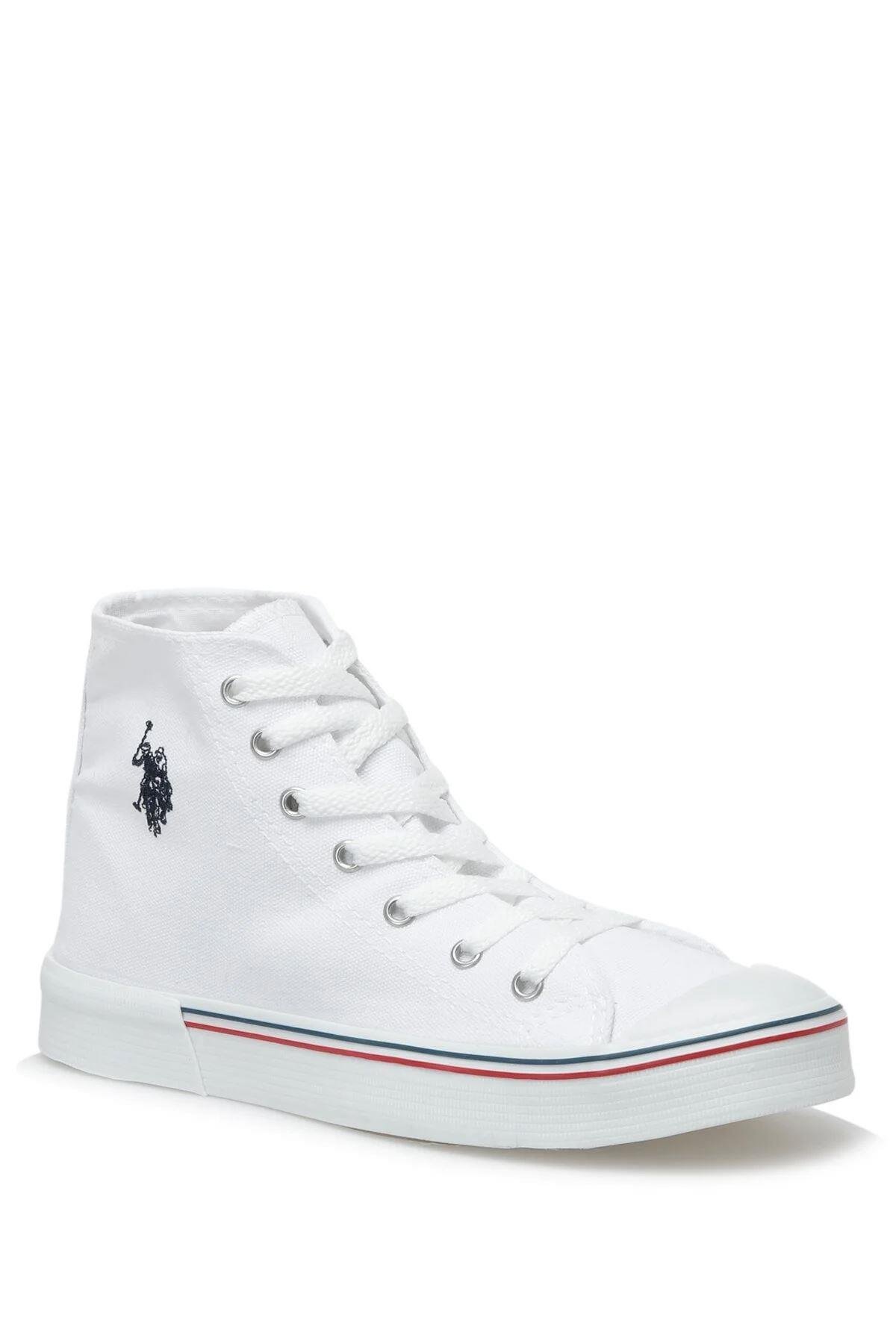 U.S. Polo Assn. 2M Penelope High 2Fx Kadın Beyaz Spor Ayakkabı