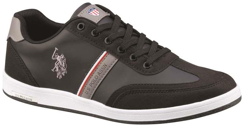 U.S. Polo Assn. 1F Kares Wt 1Pr Erkek Siyah Spor Ayakkabı