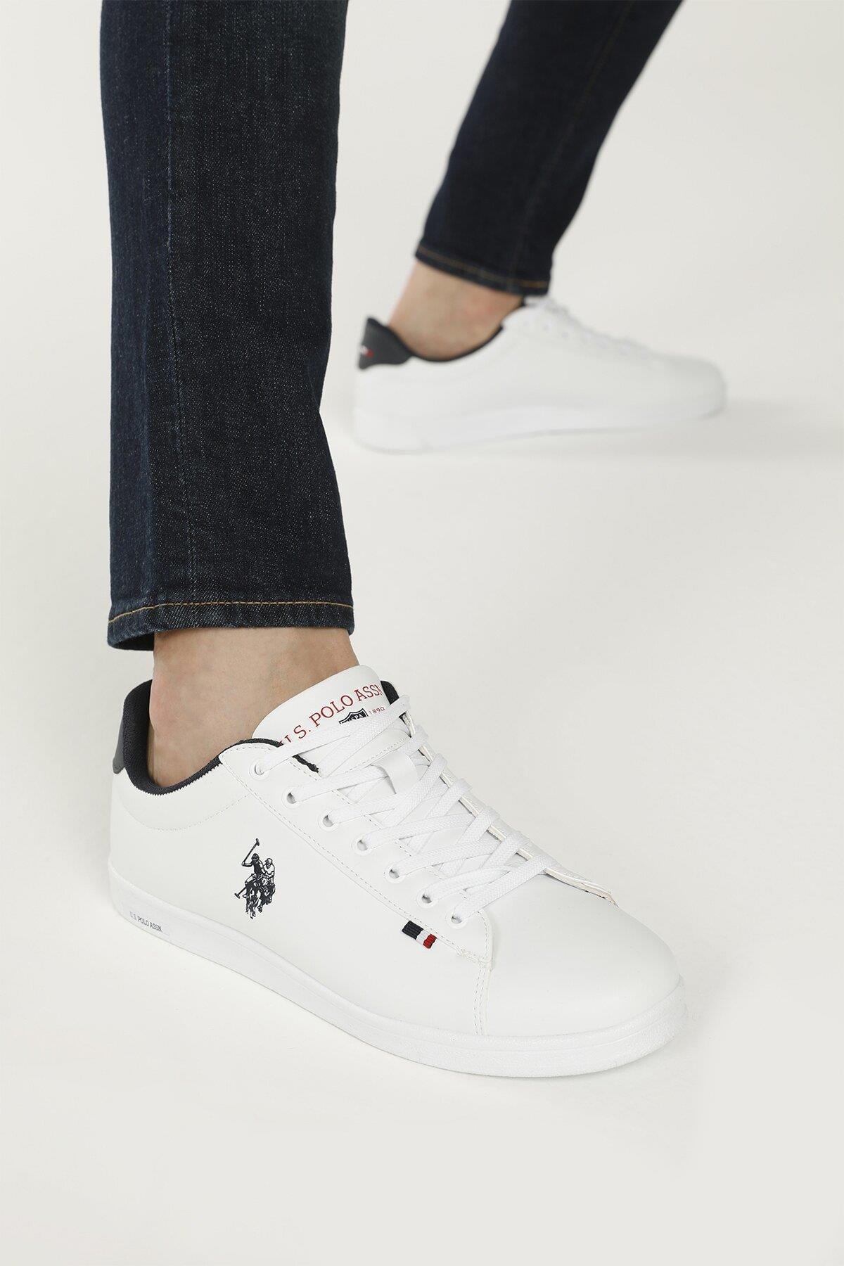 U.S. Polo Assn. 2M Franco 2Fx Erkek Beyaz Spor Ayakkabı