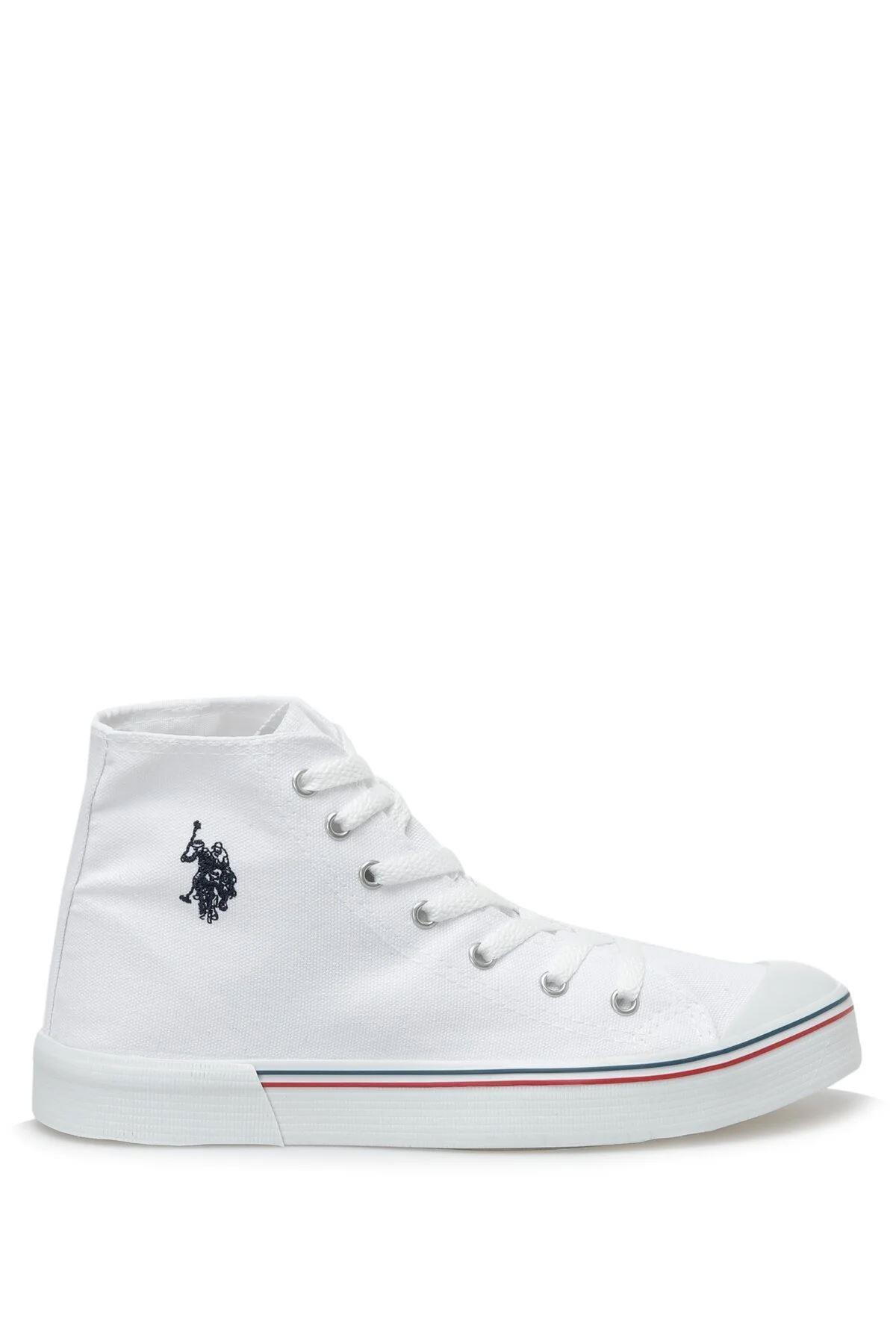 U.S. Polo Assn. 2M Penelope High 2Fx Kadın Beyaz Spor Ayakkabı