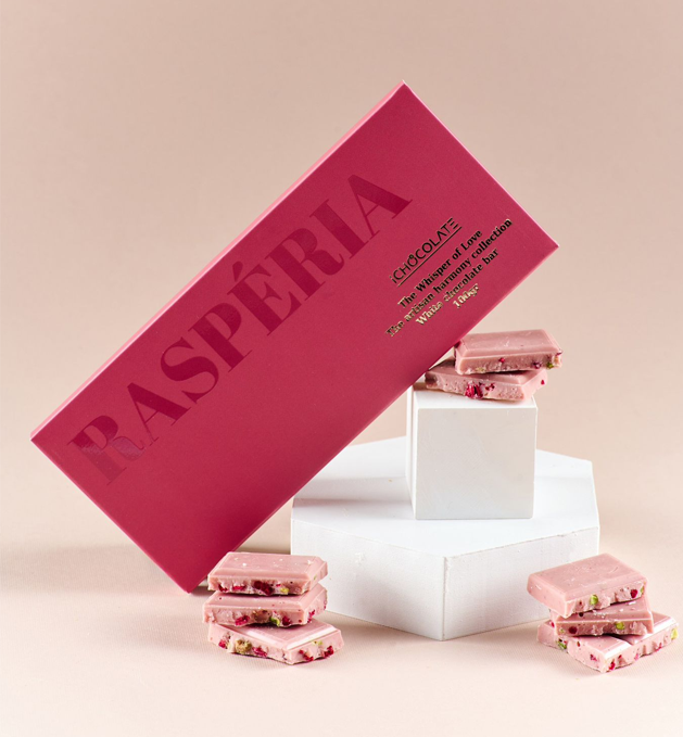 Rasperia – Ruby Çikolata, Ahududu & Antep Fıstığı