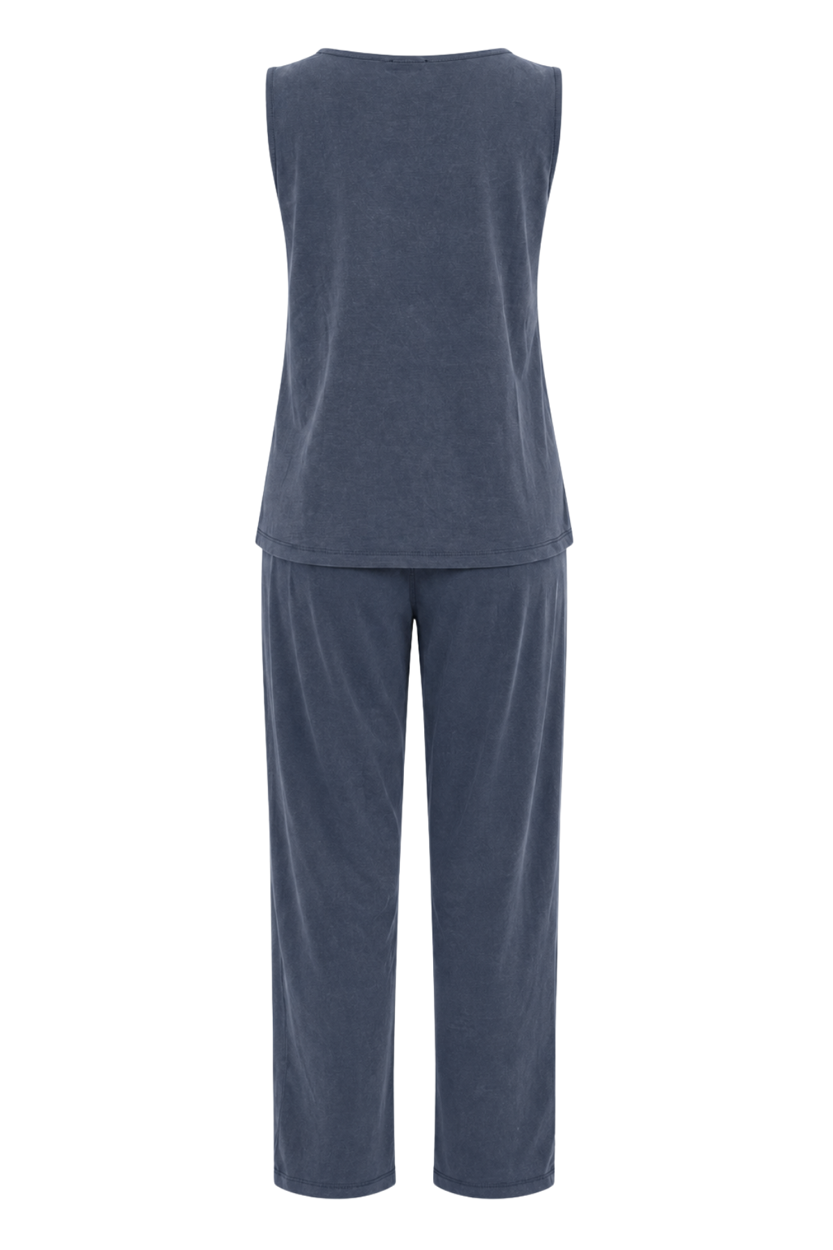 2117 Kadın Basic Relax Fit Atlet Pantolon İkili Takım Lacivert
