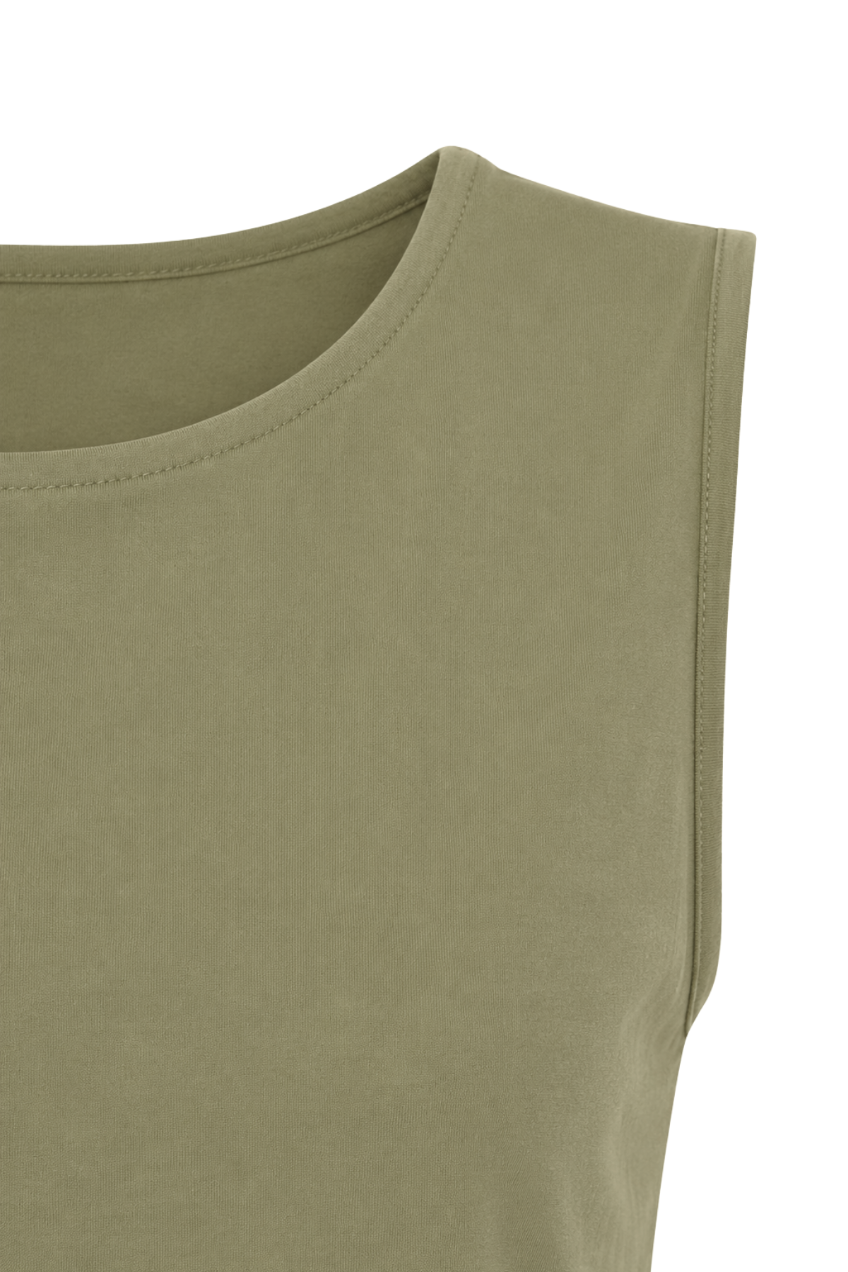 2117 Kadın Basic Relax Fit Atlet Pantolon İkili Takım Olive
