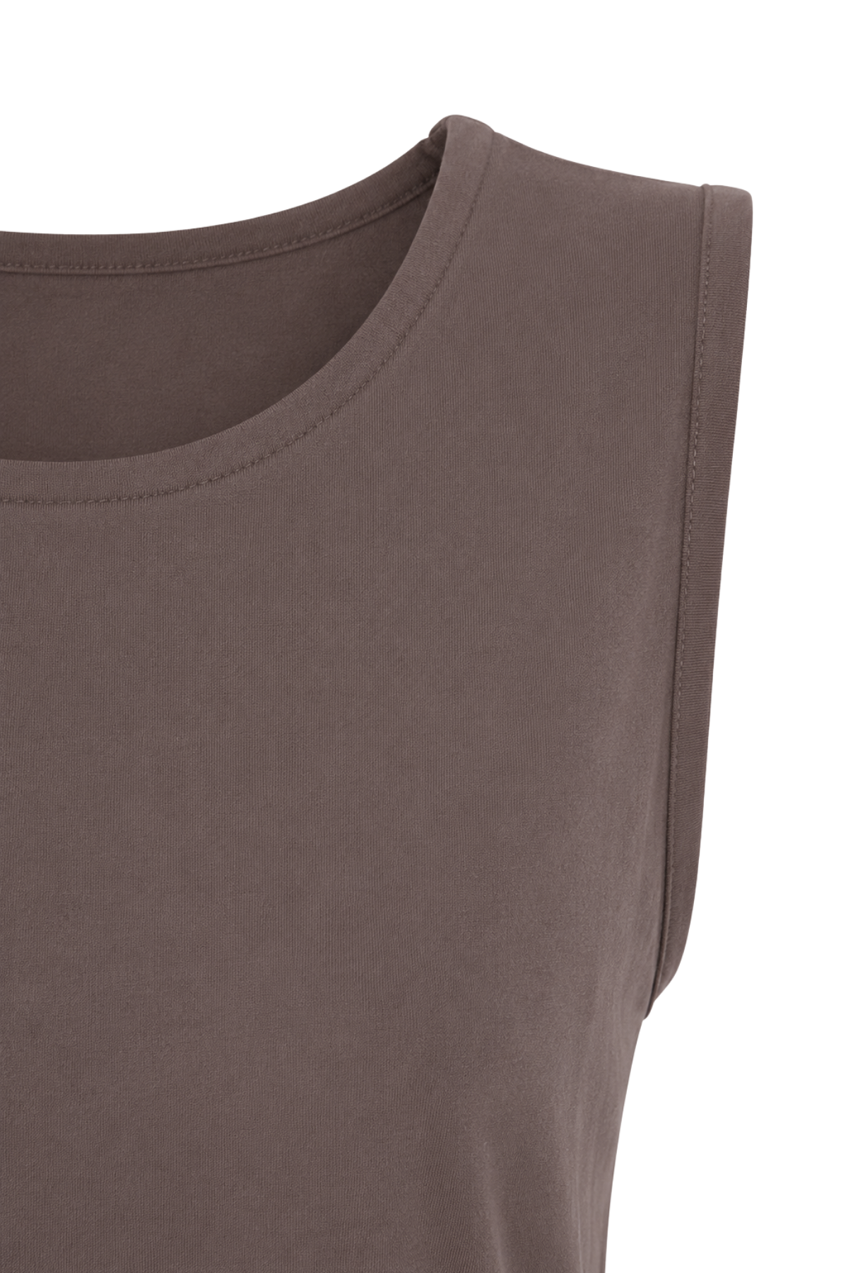 2117 Kadın Basic Relax Fit Atlet Pantolon İkili Takım Kahve
