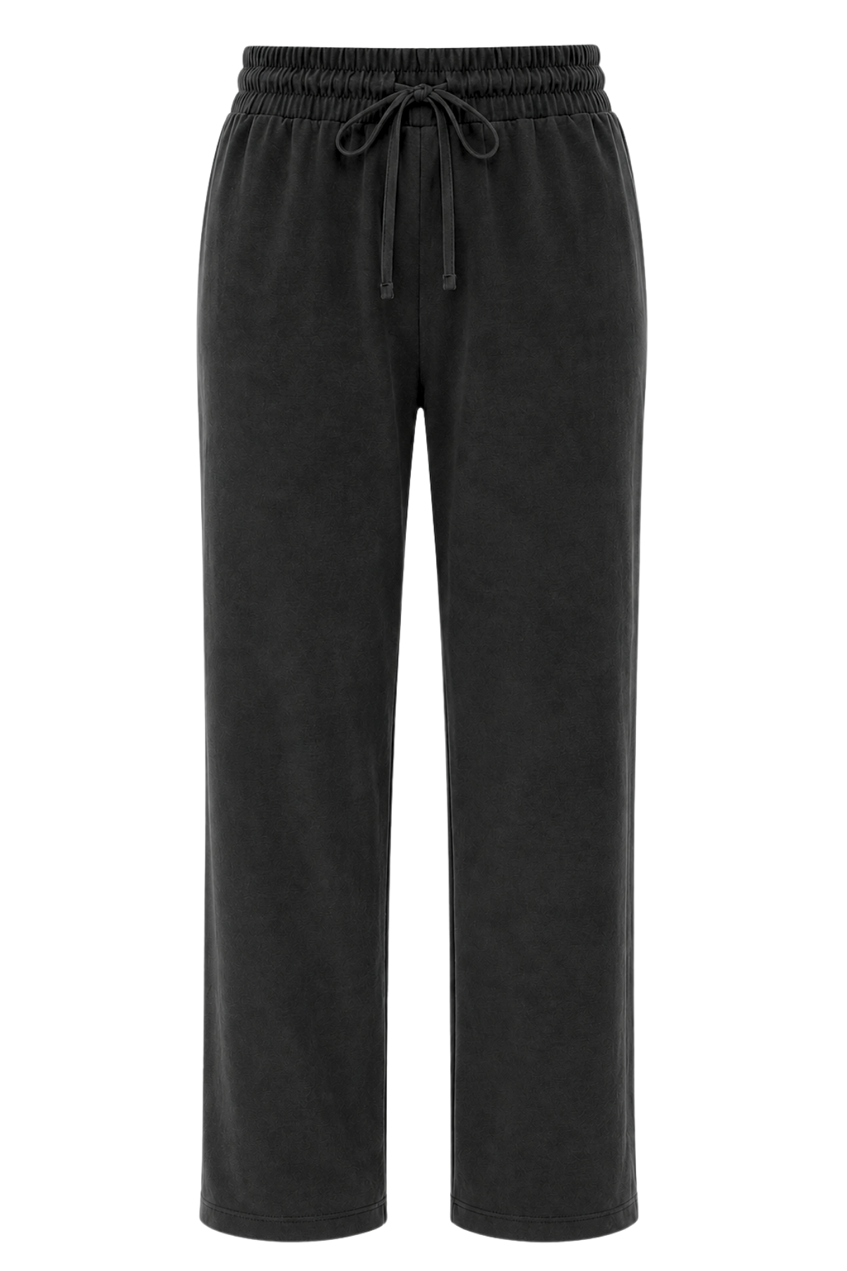2117 Kadın Basic Relax Fit Atlet Pantolon İkili Takım Siyah