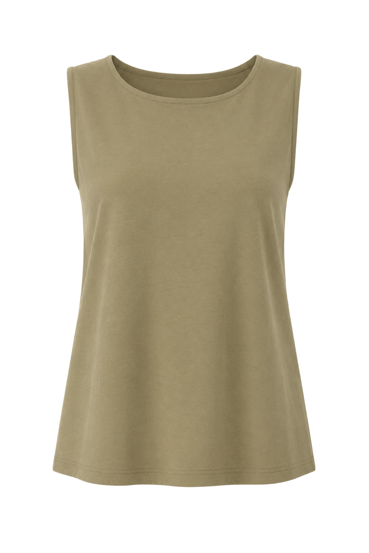 2117 Kadın Basic Relax Fit Atlet Pantolon İkili Takım Olive