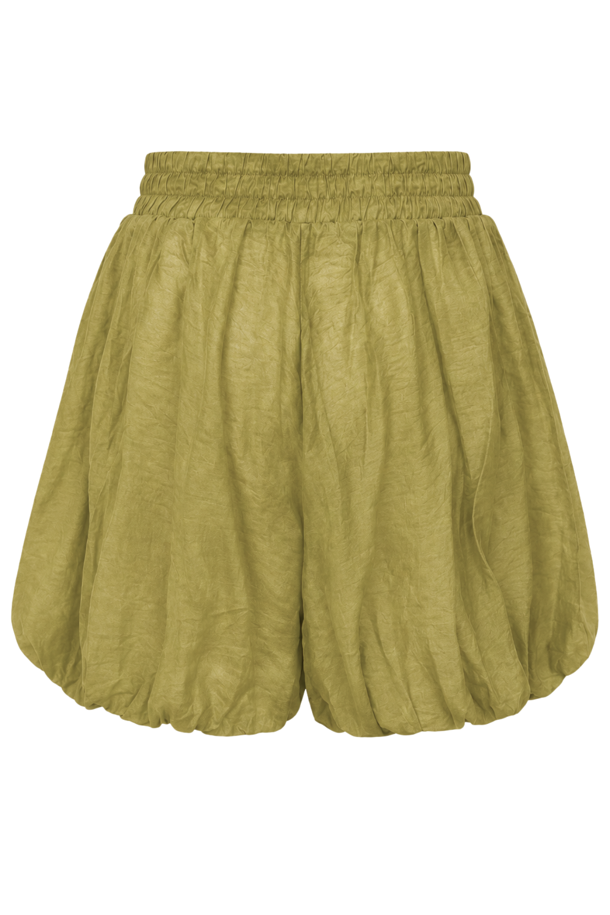 2123 Yüksek Bel Balon Mini Şort Etek Olive