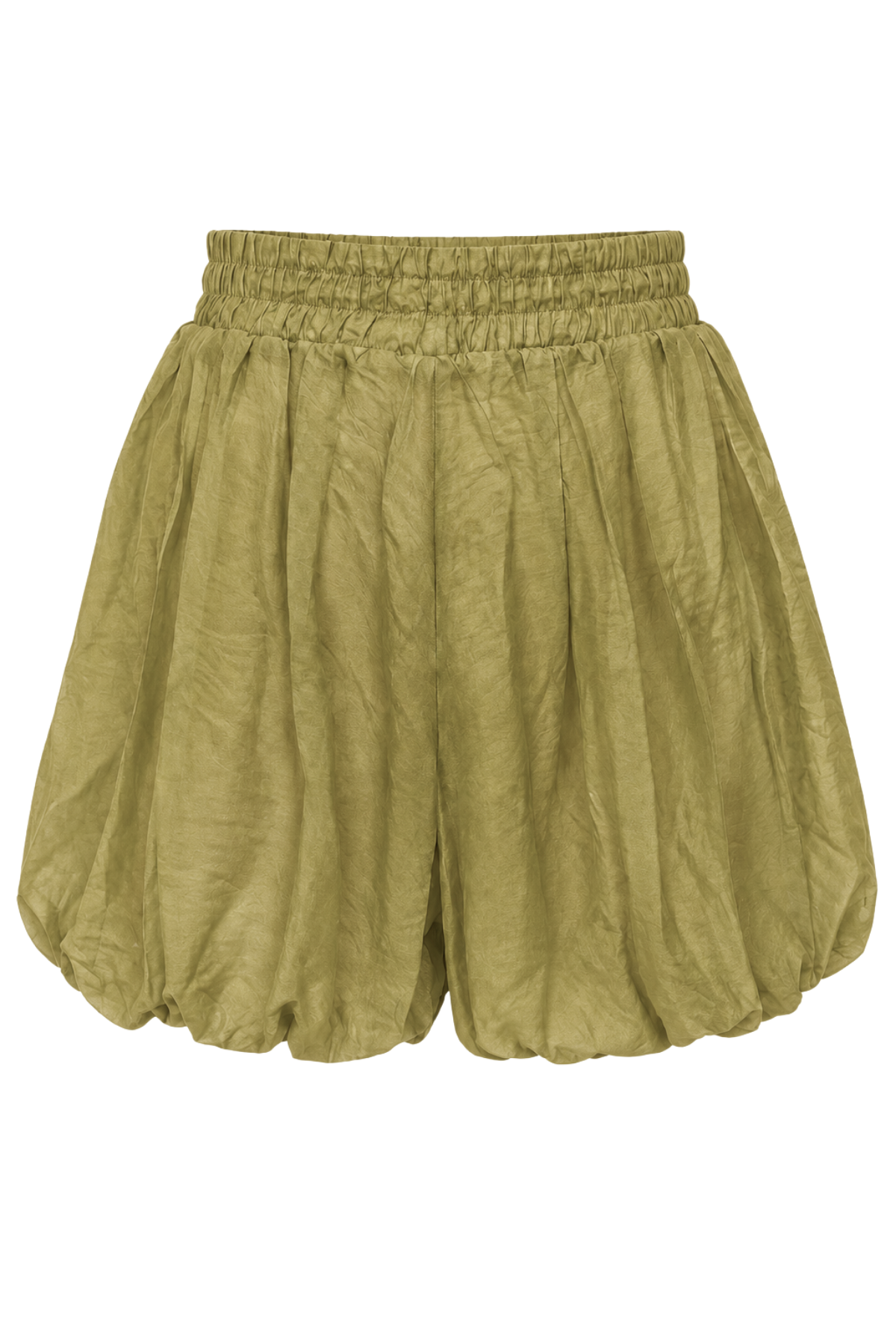 2123 Yüksek Bel Balon Mini Şort Etek Olive