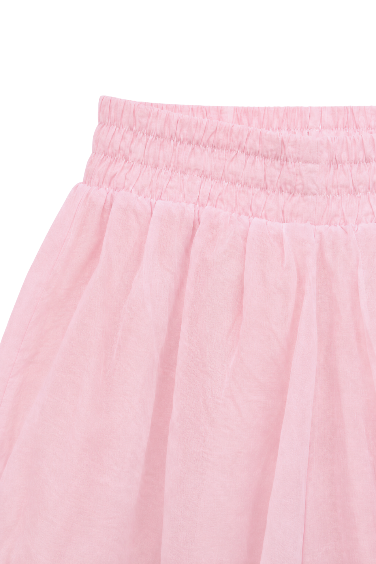 2123 Yüksek Bel Balon Mini Şort Etek Pembe
