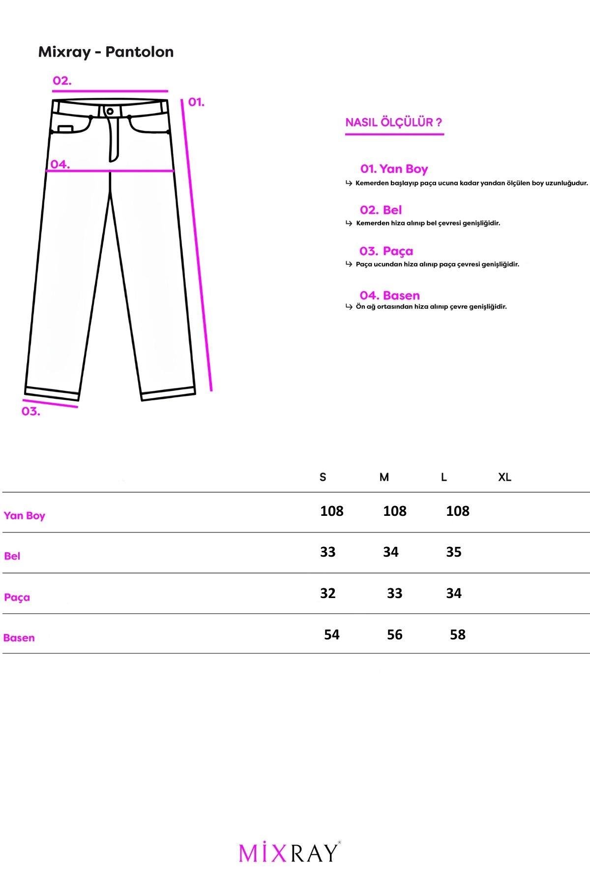 4286 Kadın Beli Lastikli Müslin Palazzo Pantolon Haki