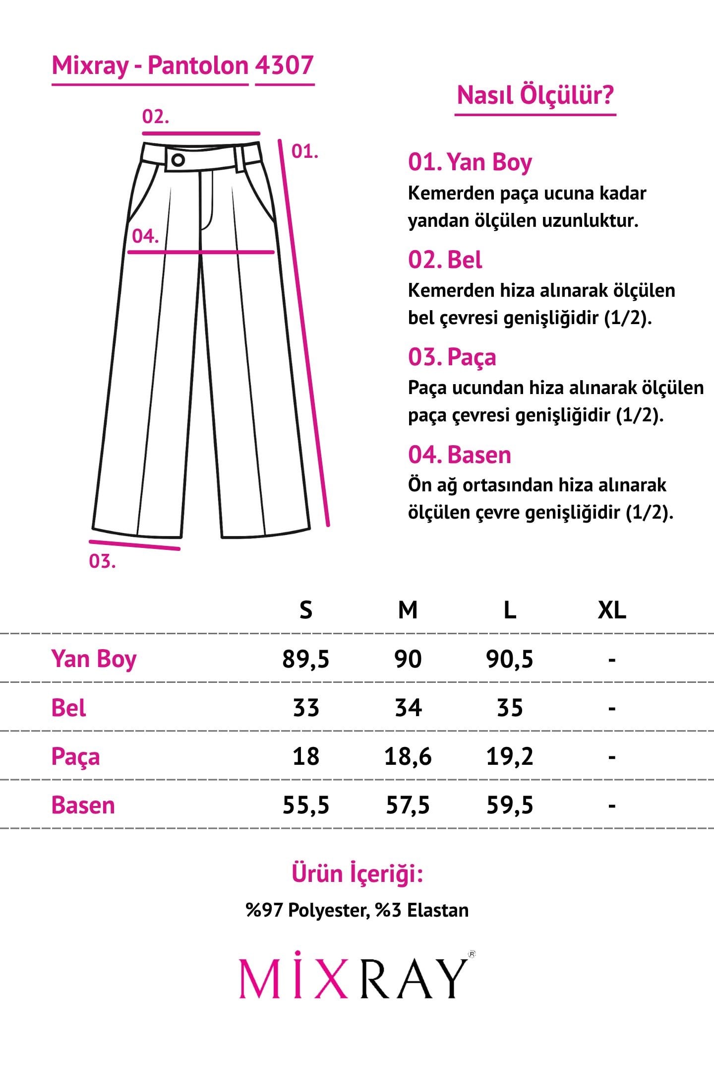 4307 Kadın Beli Lastikli Havuç Paça Şalvar Pantolon Siyah