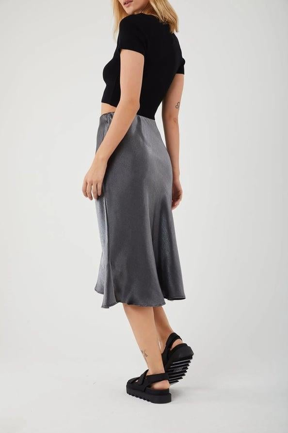 4430 Parlak Saten Etek Siyah