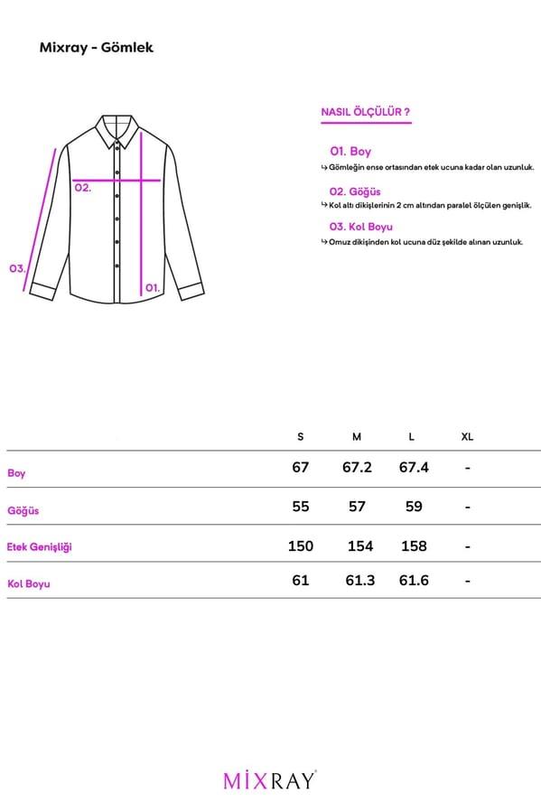 4563 Kadın Yakası Bağlamalı Kolu Lastikli Bol Müslin Gömlek Adaçayı