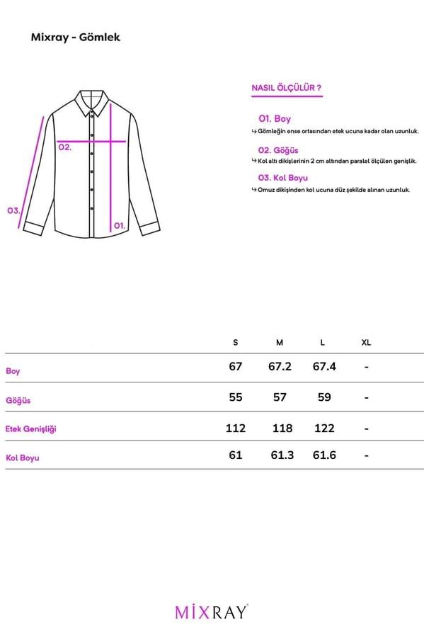 4563 Kadın Yakası Bağlamalı Kolu Lastikli Bol Müslin Gömlek Kahve