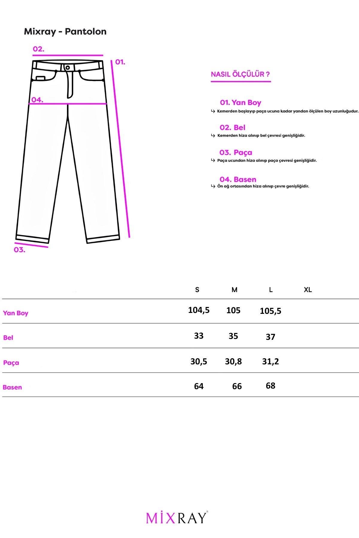4627 Kadın Bol Paça Beli Pileli Palazzo Pantolon Bordo