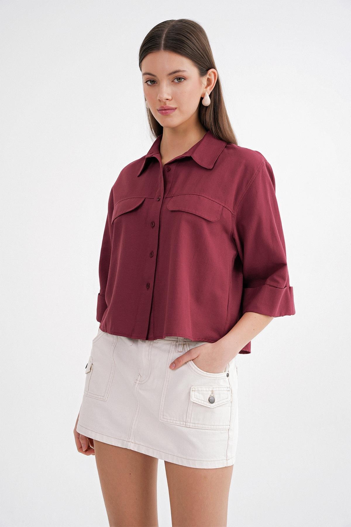 4660-kadin-kisa-kol-crop-gomlek-bordo-22ce-4.jpg