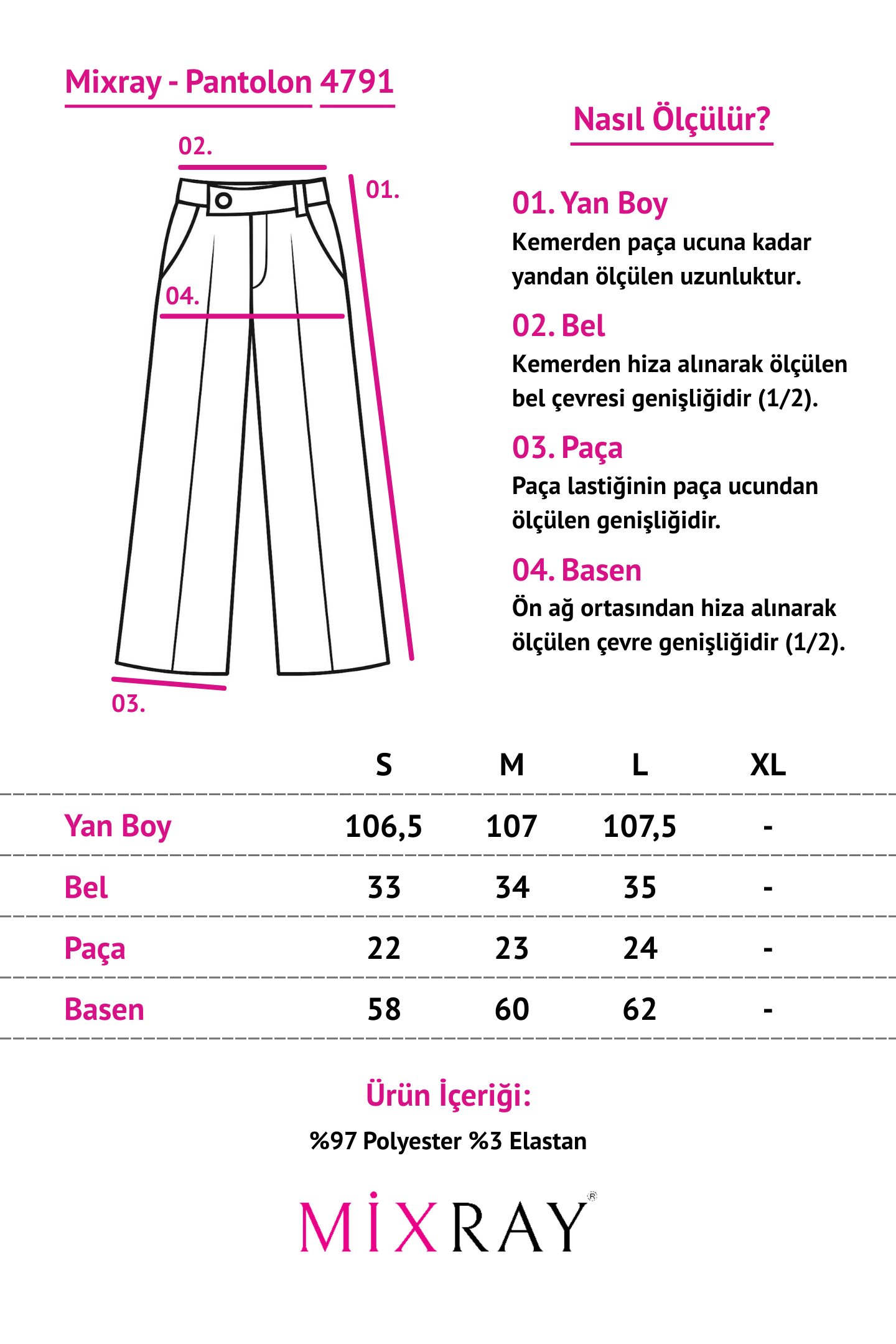 4791 Kadın Pileli Jogger Pantolon Taş