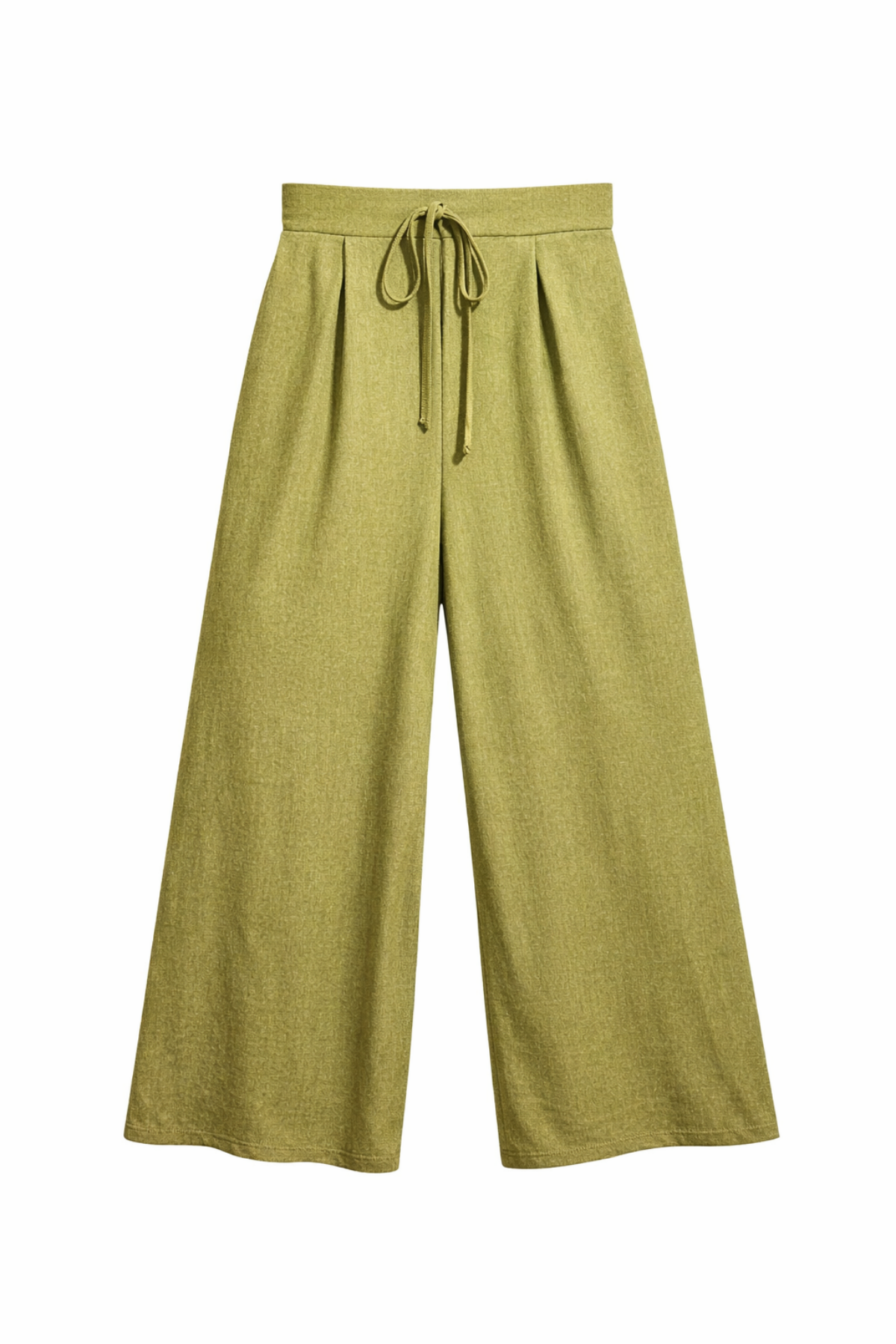 4890 Kadın Palazzo Dökümlü Pantolon Olive