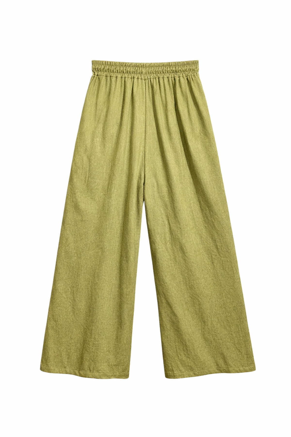 4890 Kadın Palazzo Dökümlü Pantolon Olive