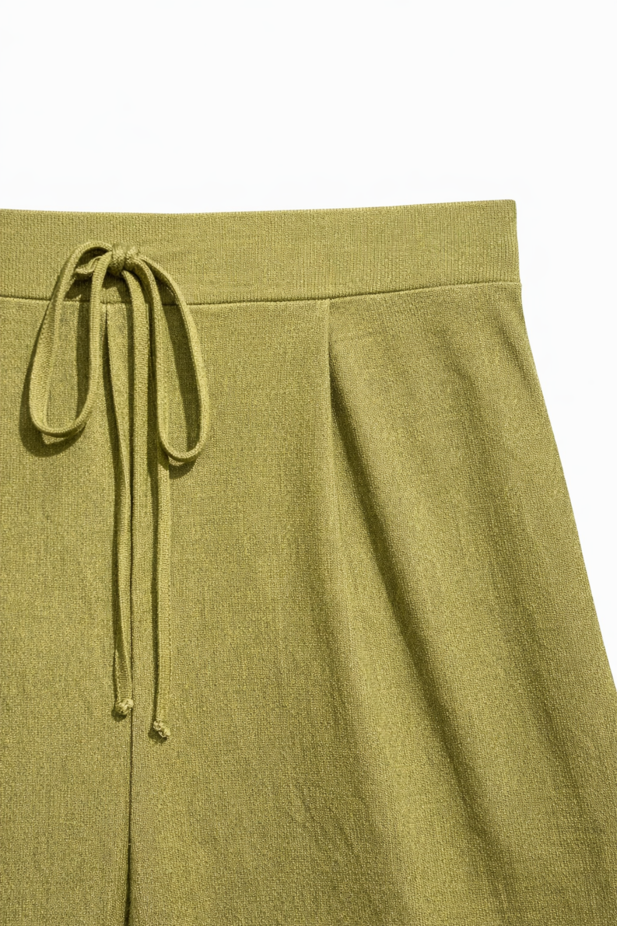 4890 Kadın Palazzo Dökümlü Pantolon Olive
