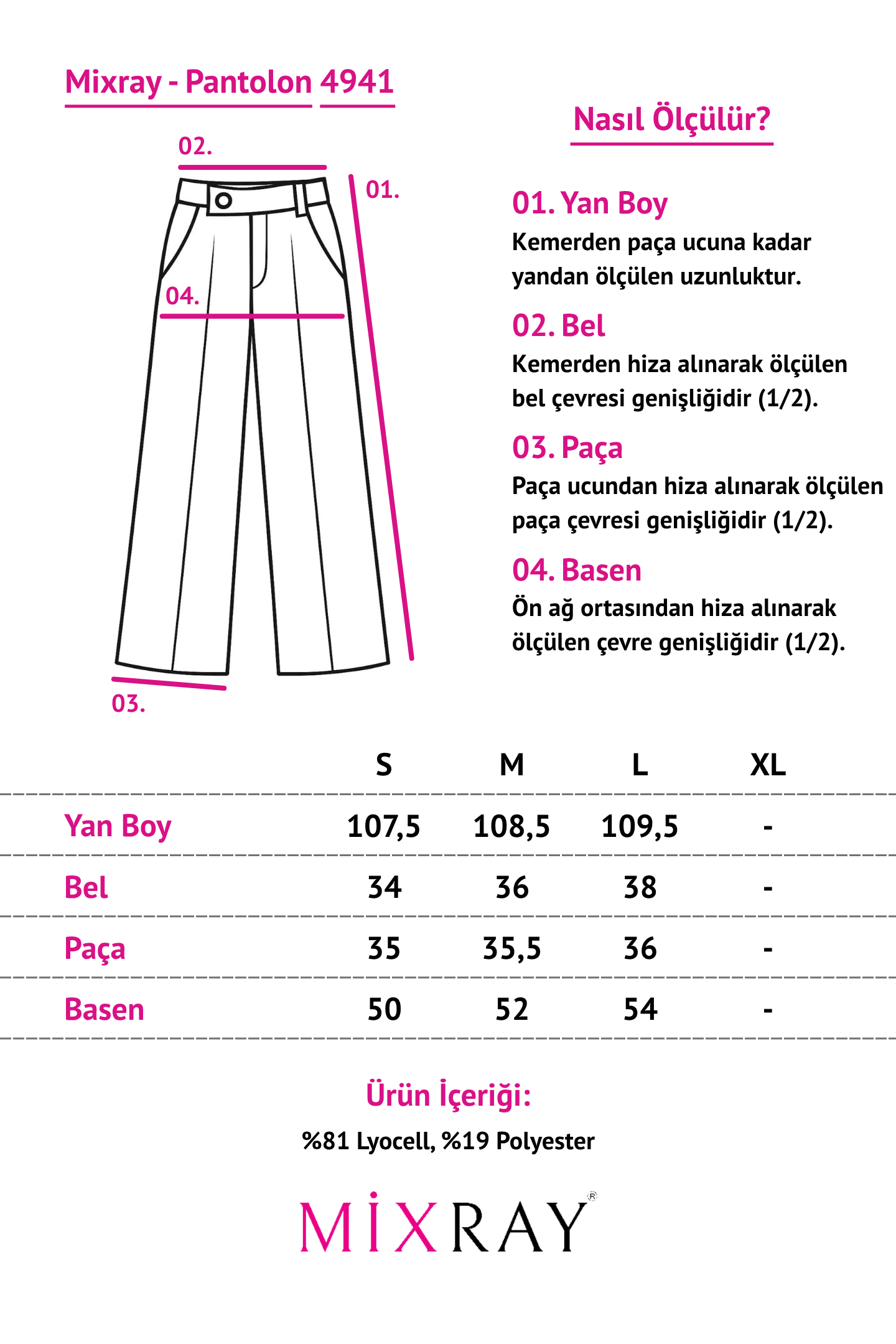 4941 Kadın Geniş Paça Yarı Transparan Puantiye Pantolon Kahve