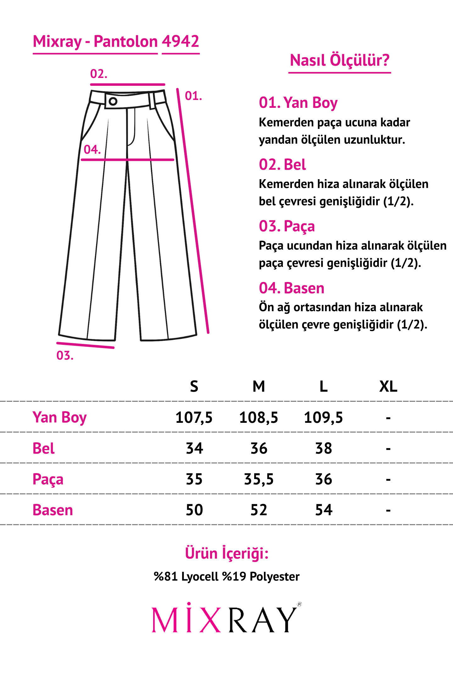 4942 Kadın Geniş Paça yarı Transparan Pantolon Kahve