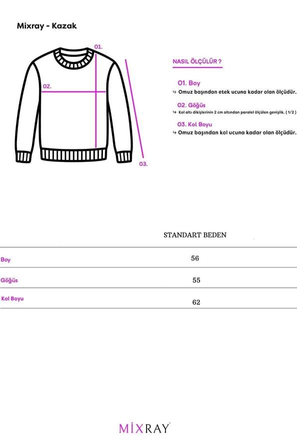 6963 Kadın Kayık Yaka Yün Karışımlı Premium Triko Kazak Bordo