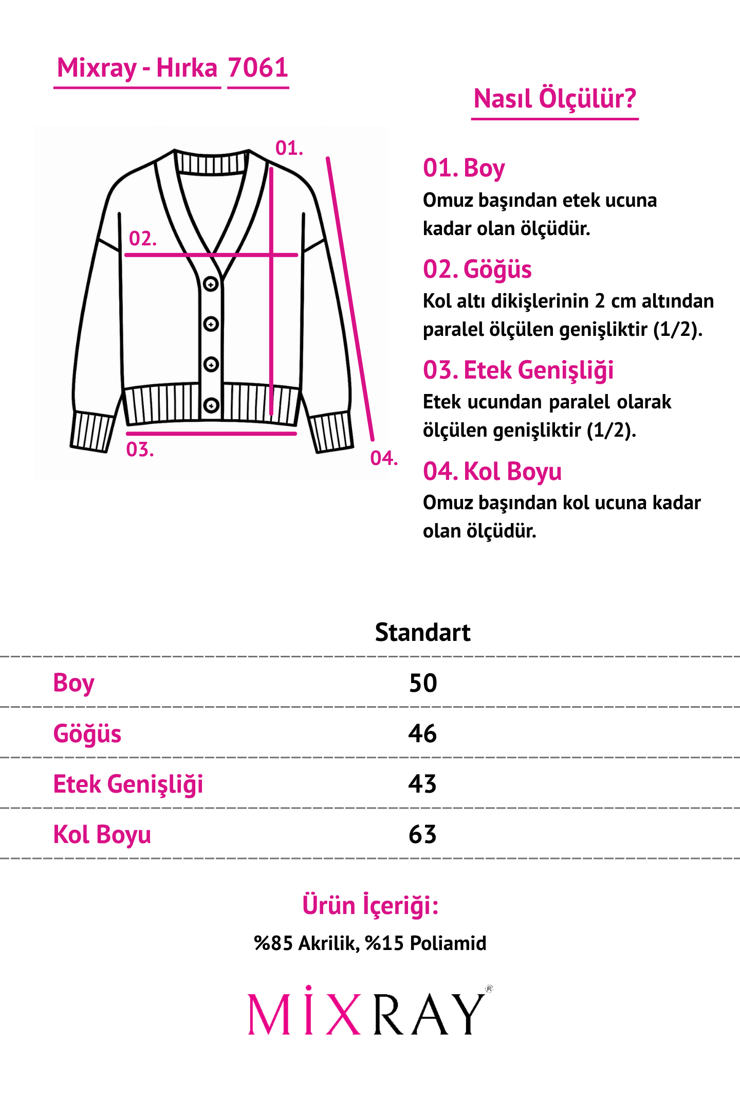 7061 Kadın Bolero İnce Triko Hırka Bej