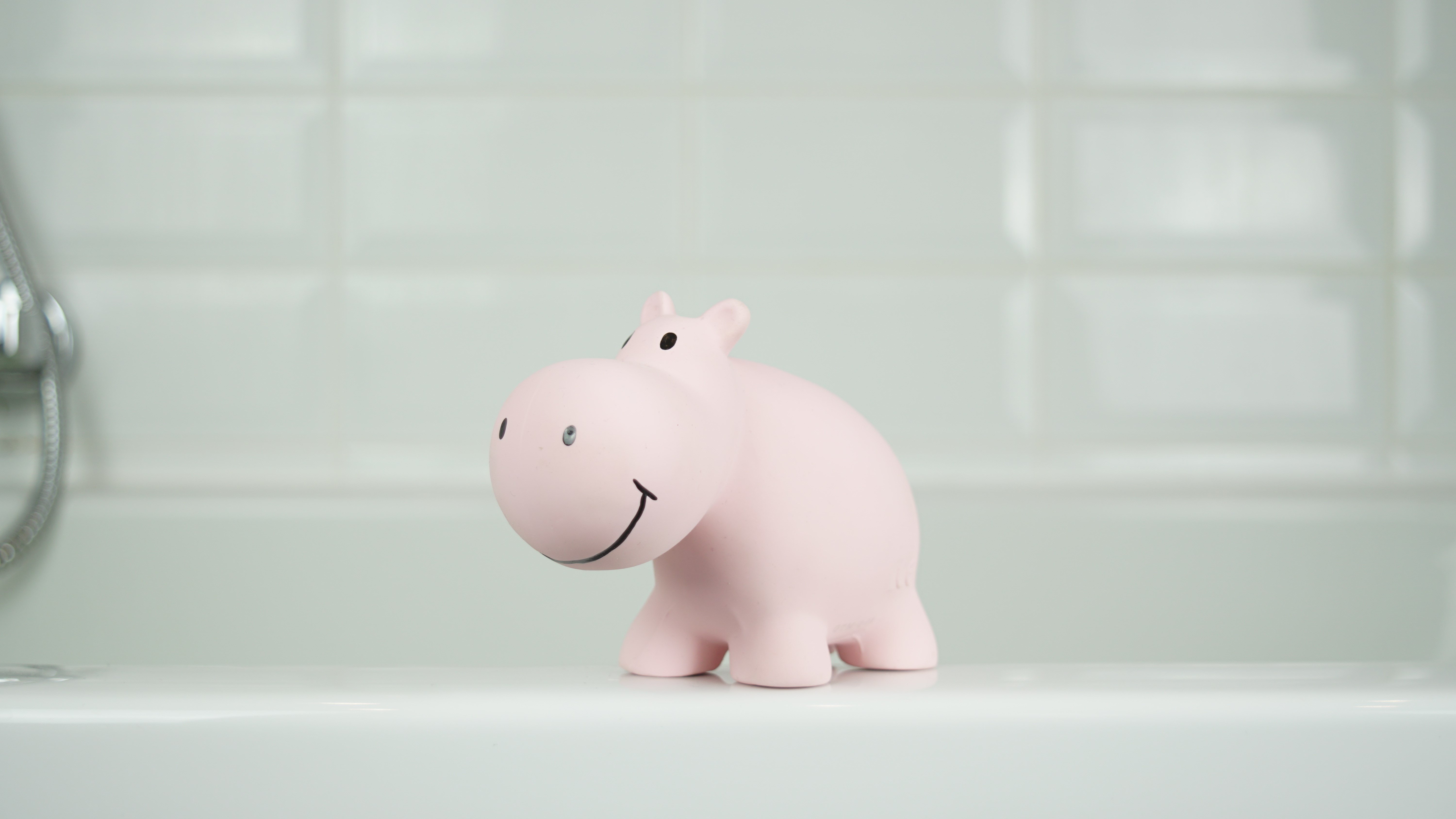 BIBS Tikiri Doğal Kauçuk Diş Kaşıyıcılı Oyuncak - Hippo STD