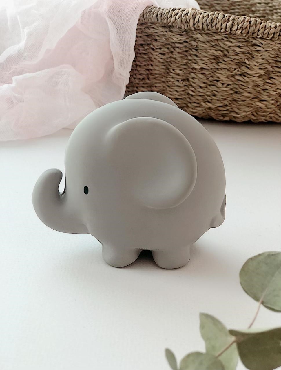 BIBS Tikiri Doğal Kauçuk Diş Kaşıyıcılı Oyuncak - Elephant STD