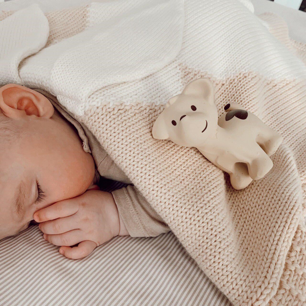BIBS Tikiri Doğal Kauçuk Diş Kaşıyıcılı Oyuncak - Puppy STD
