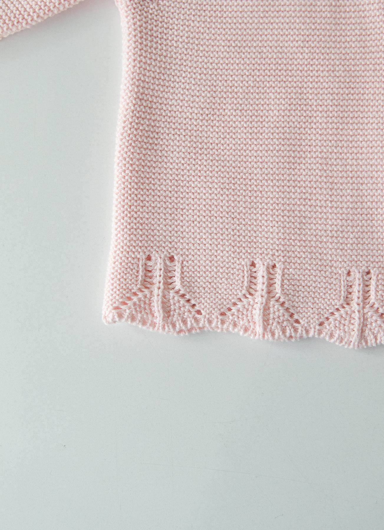 LARA TRİKO HIRKA PEMBE
