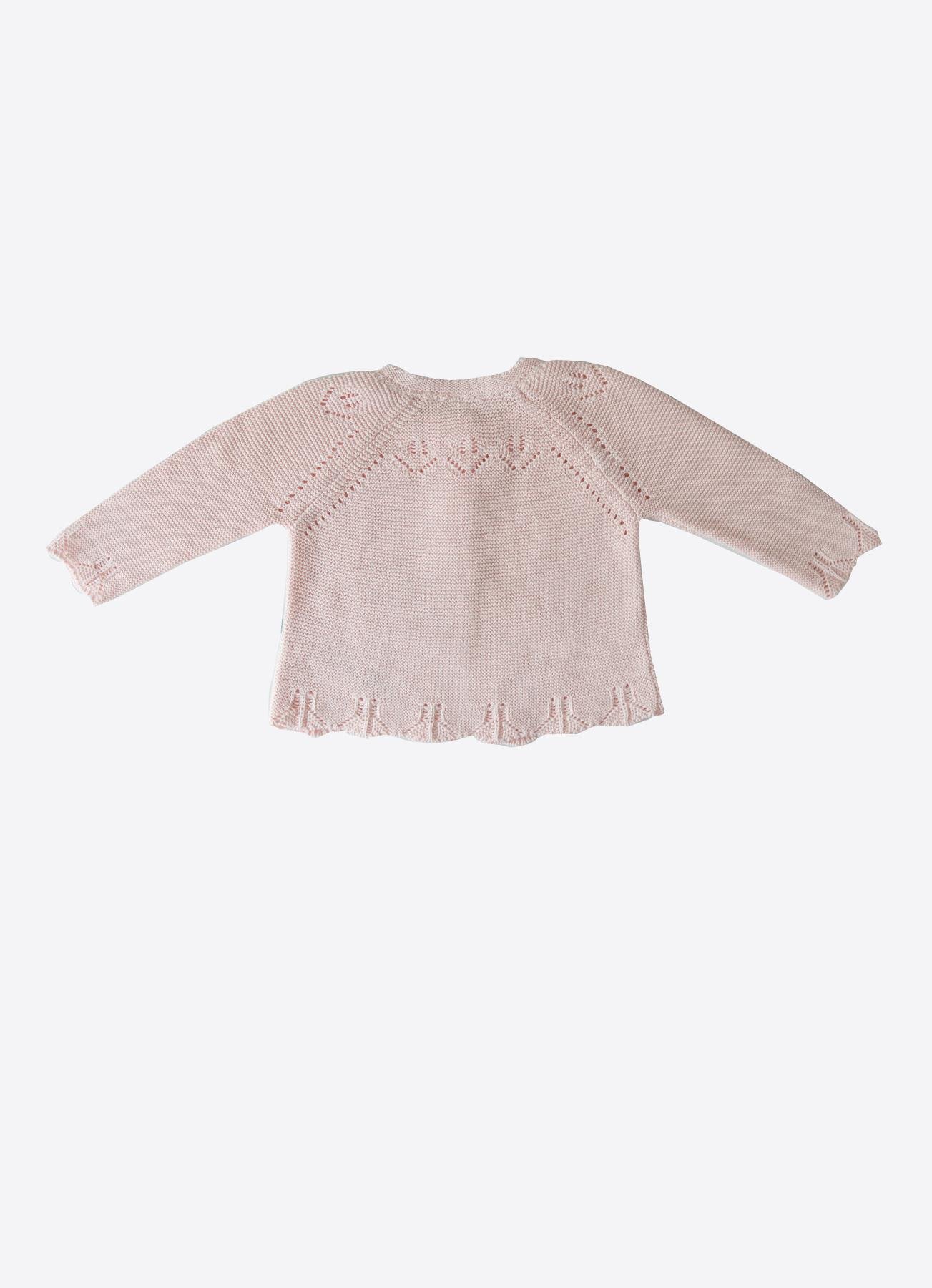 LARA TRİKO HIRKA PEMBE