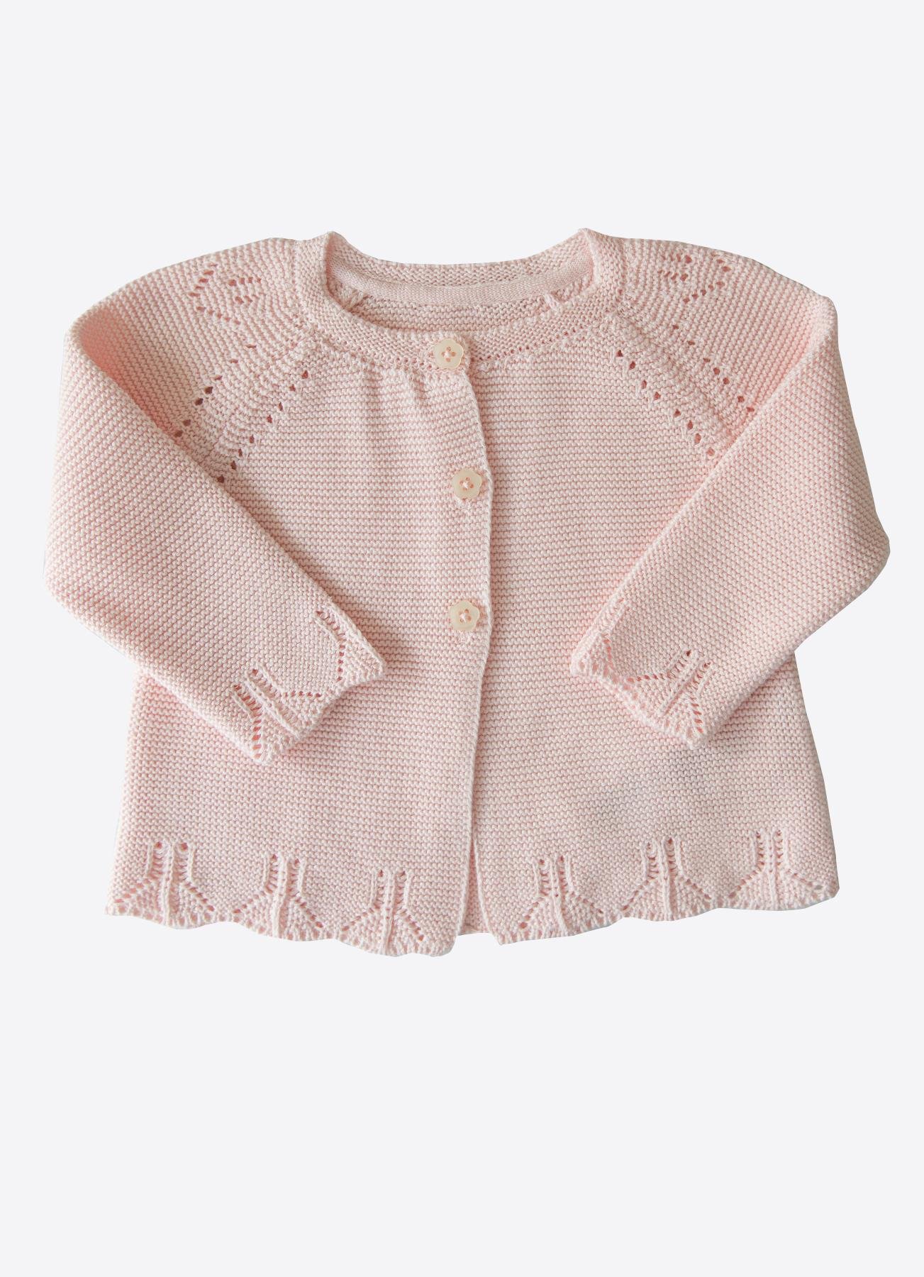 LARA TRİKO HIRKA PEMBE