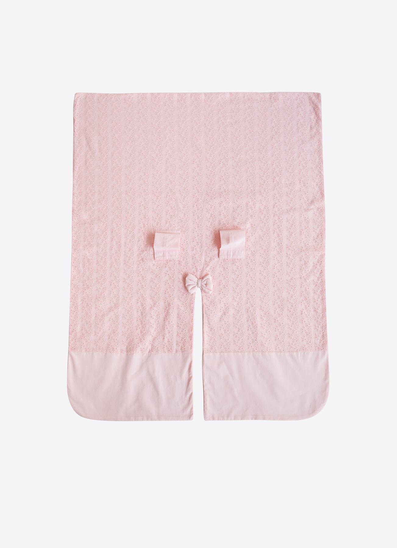 LENORA YASTIKLI PUSET ÖRTÜSÜ PEMBE