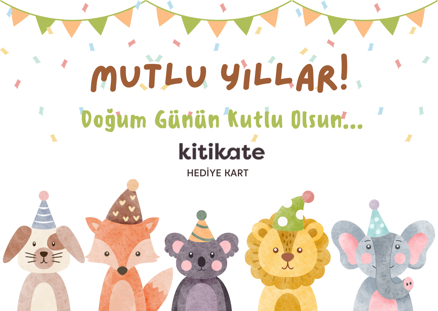 Mutlu Yıllar 1500 TL Hediye Kartı