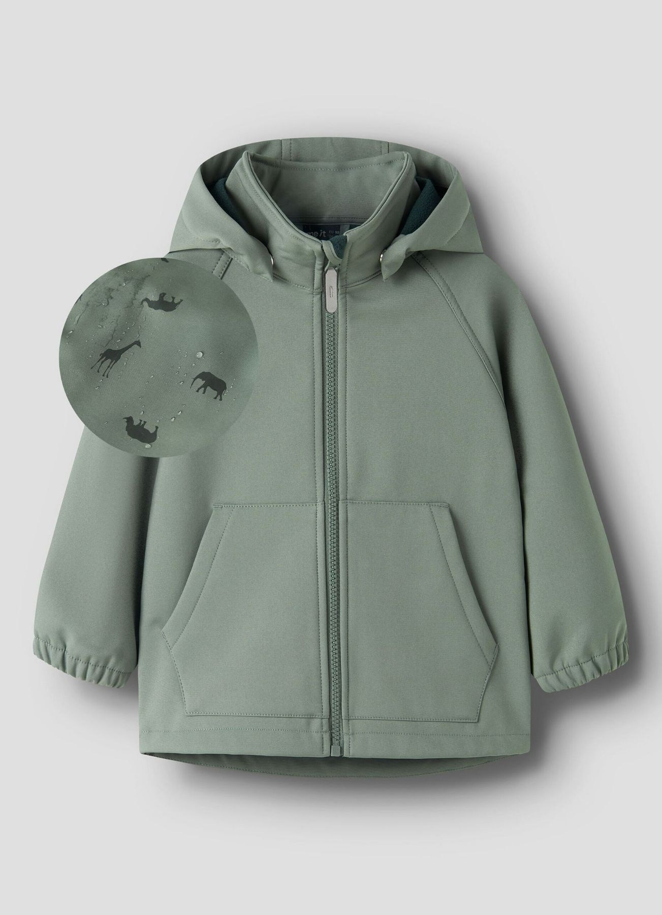 NAME IT SOFTSHELL MONT HAKİ