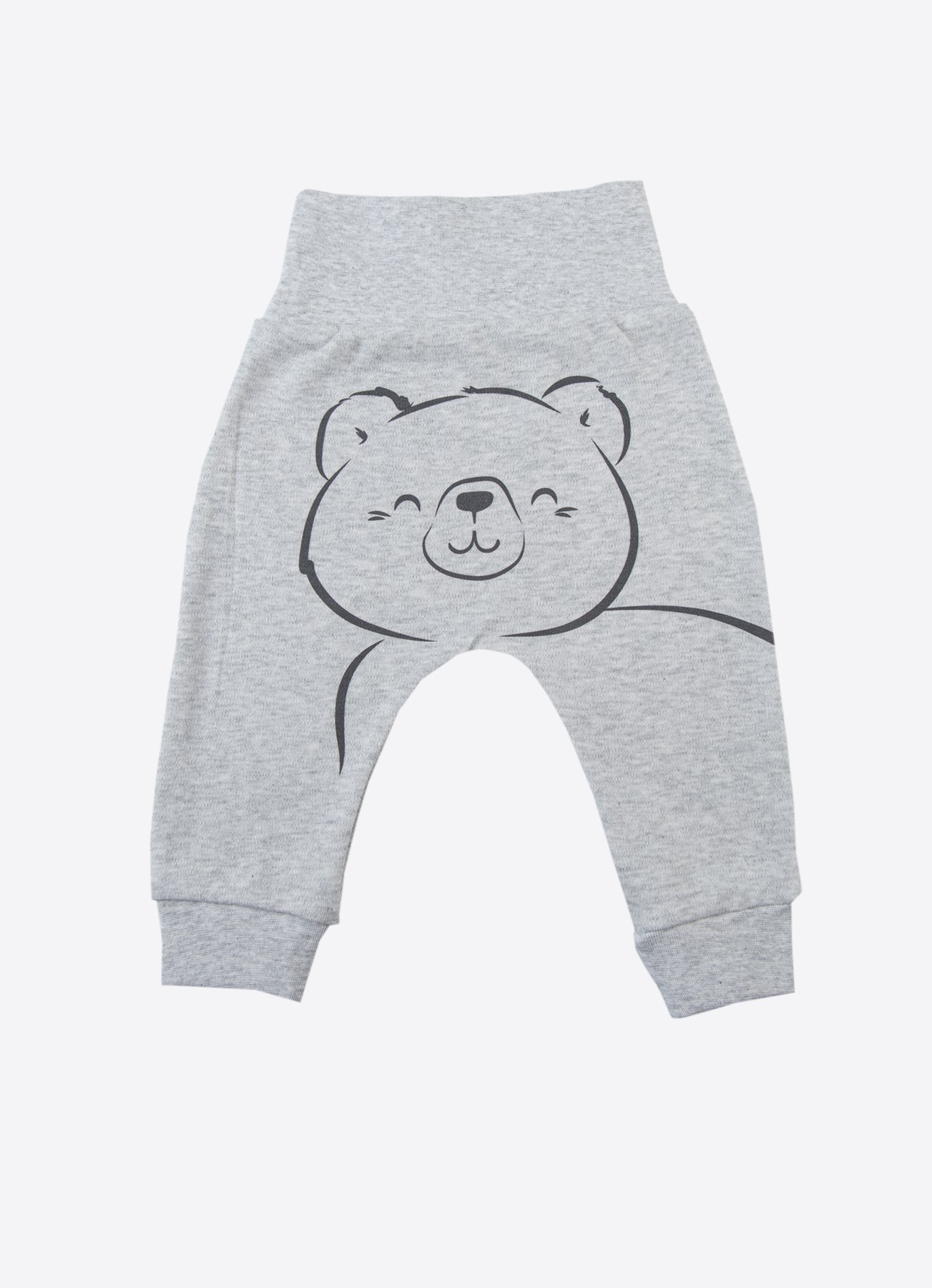 ORGANİK ACTIVE BEAR PATİKSİZ PANTOLON GRİ