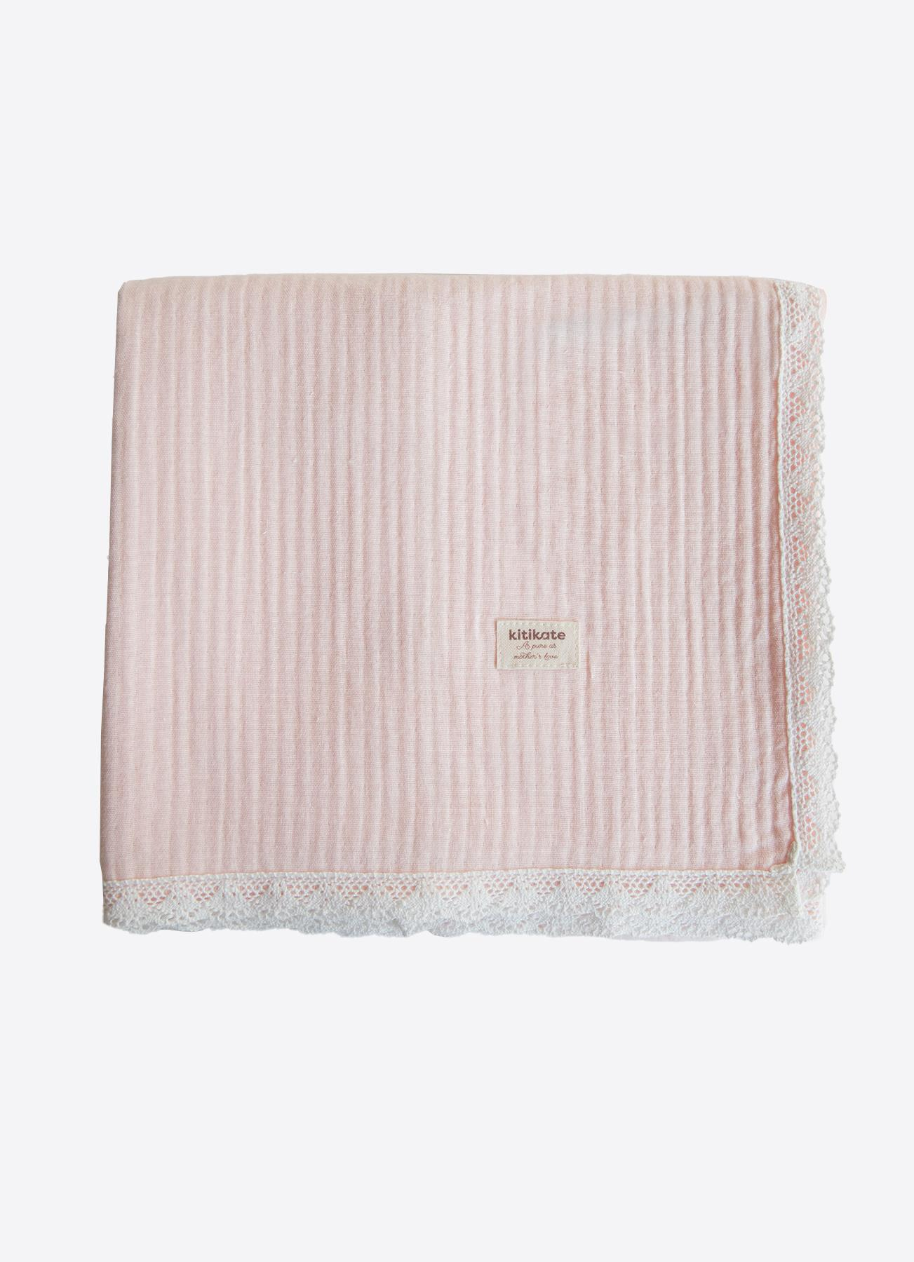 ORGANİK ALISA MÜSLİN BATTANİYE PEMBE