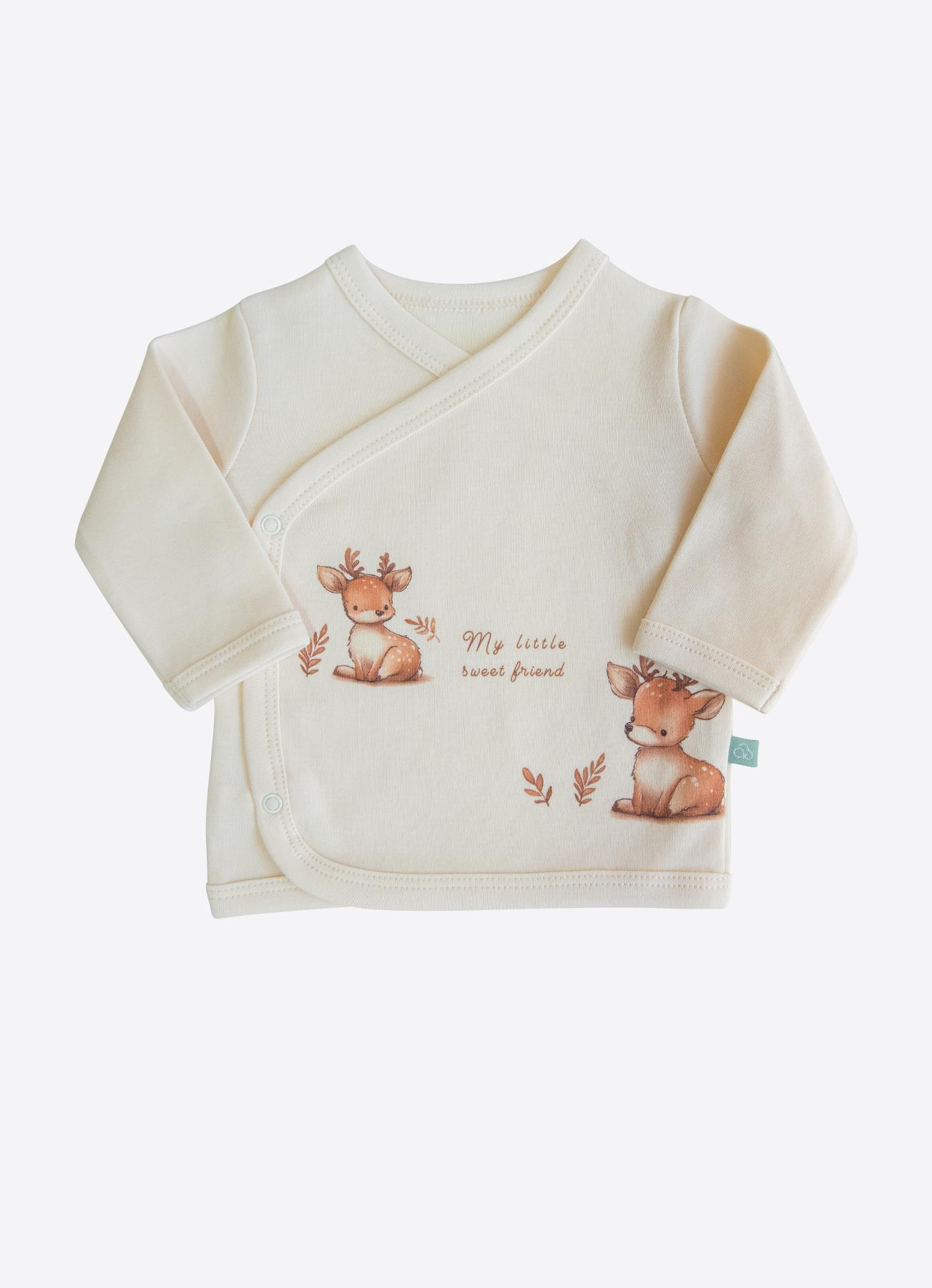 ORGANİK BAMBI 5'Lİ HASTANE ÇIKIŞ SETİ NATURAL