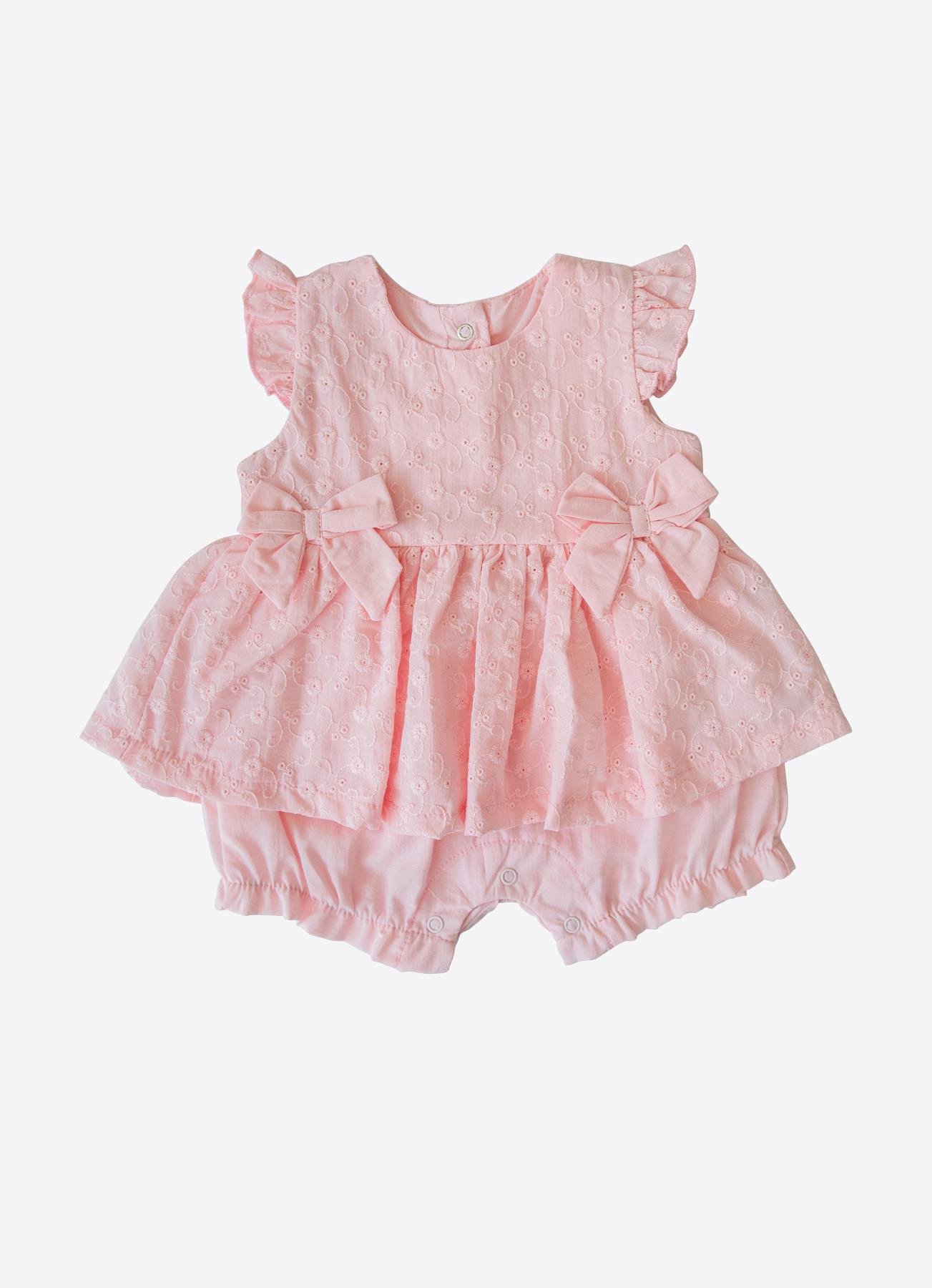 ORGANİK BANGI ŞORT ELBİSE PEMBE