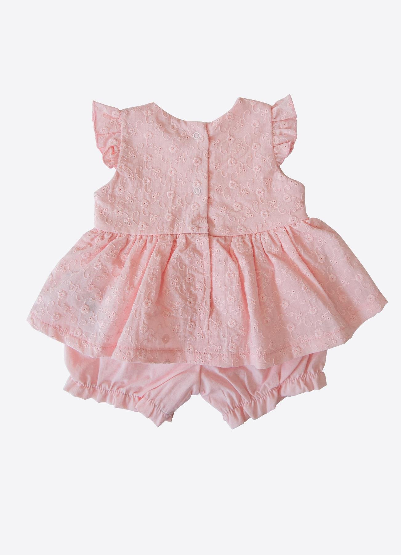 ORGANİK BANGI ŞORT ELBİSE PEMBE