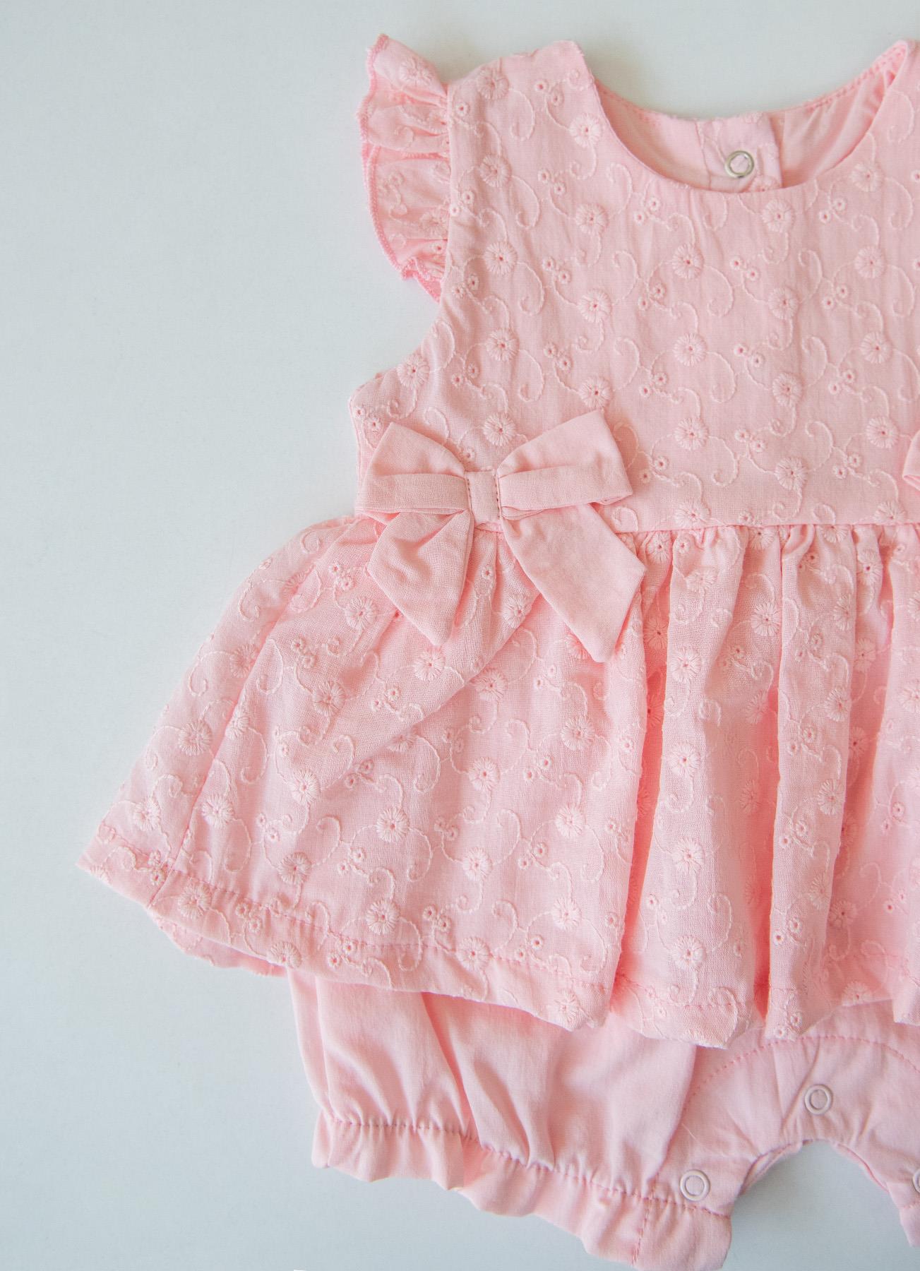 ORGANİK BANGI ŞORT ELBİSE PEMBE