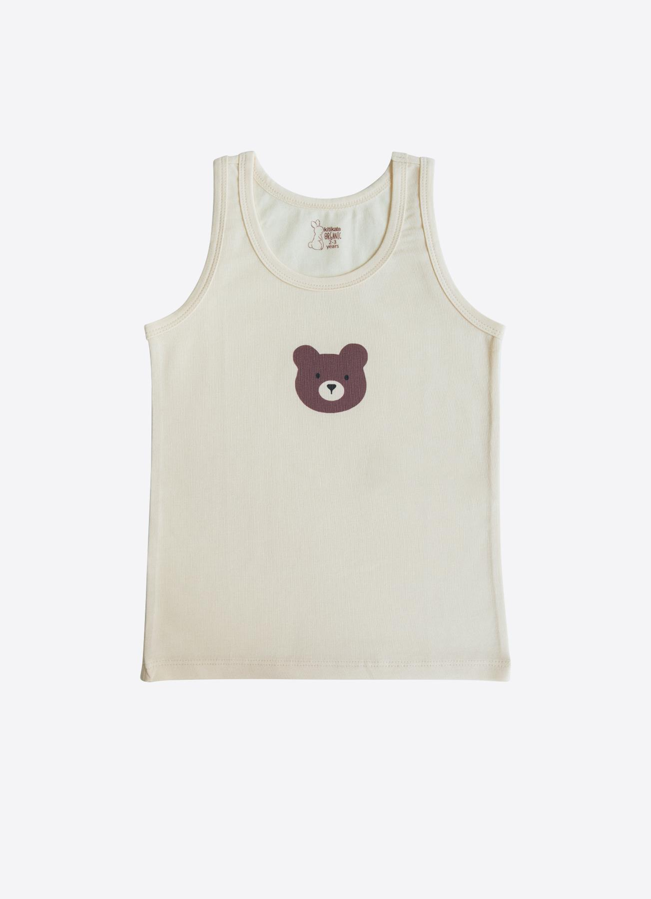 Organik Bear 3'lü Atlet Kahverengi