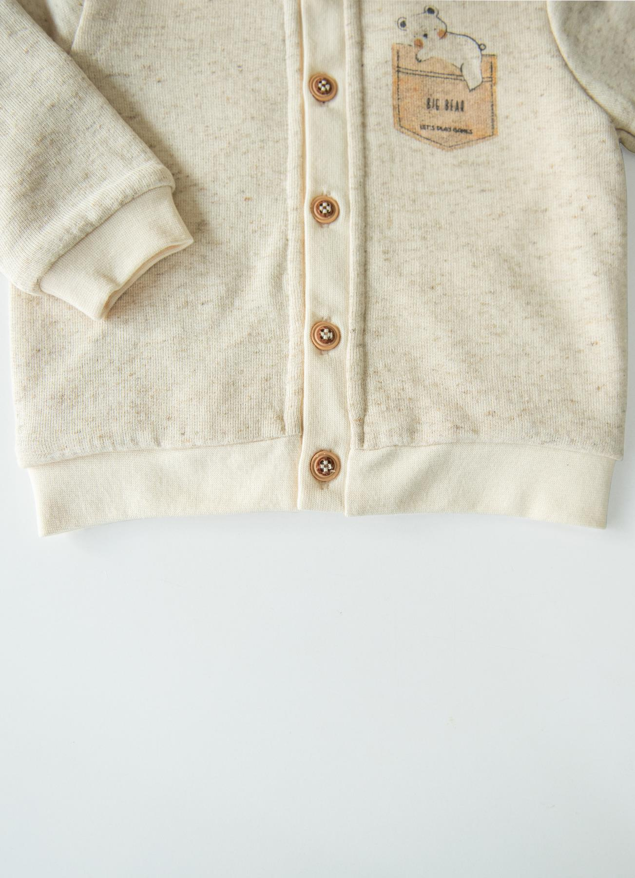 ORGANİK BEAR HIRKA BEJ