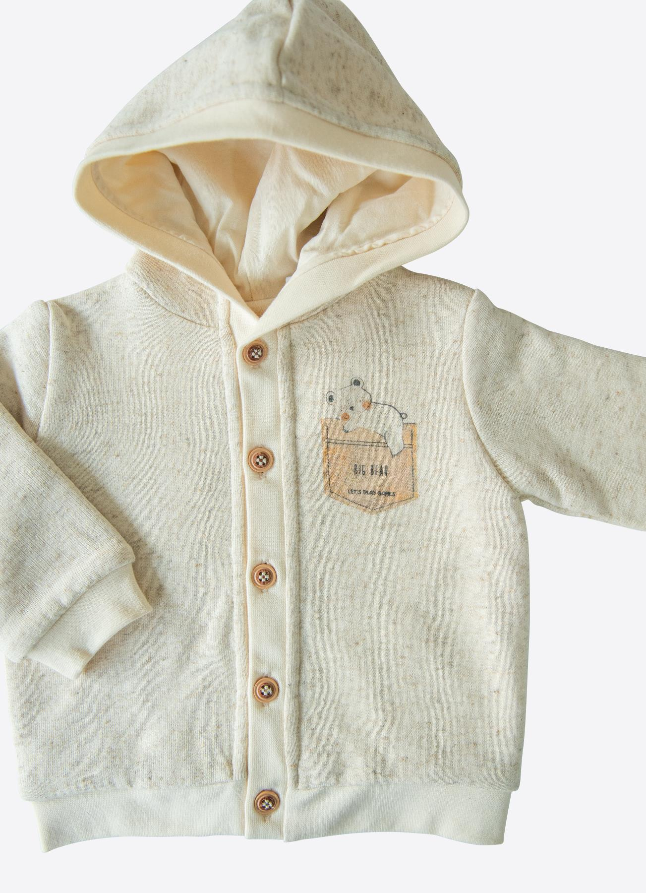 ORGANİK BEAR HIRKA BEJ
